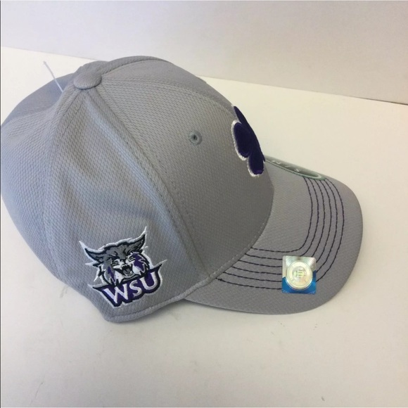 BLACK CLOVER LIVE LUCKY WEBER STATE UNIVERSITY WILDCATS WSU CAP GRAY S/M NWT - Picture 7 of 7